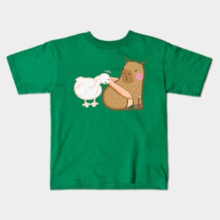 Duck Eat Capybara Kids T-Shirt